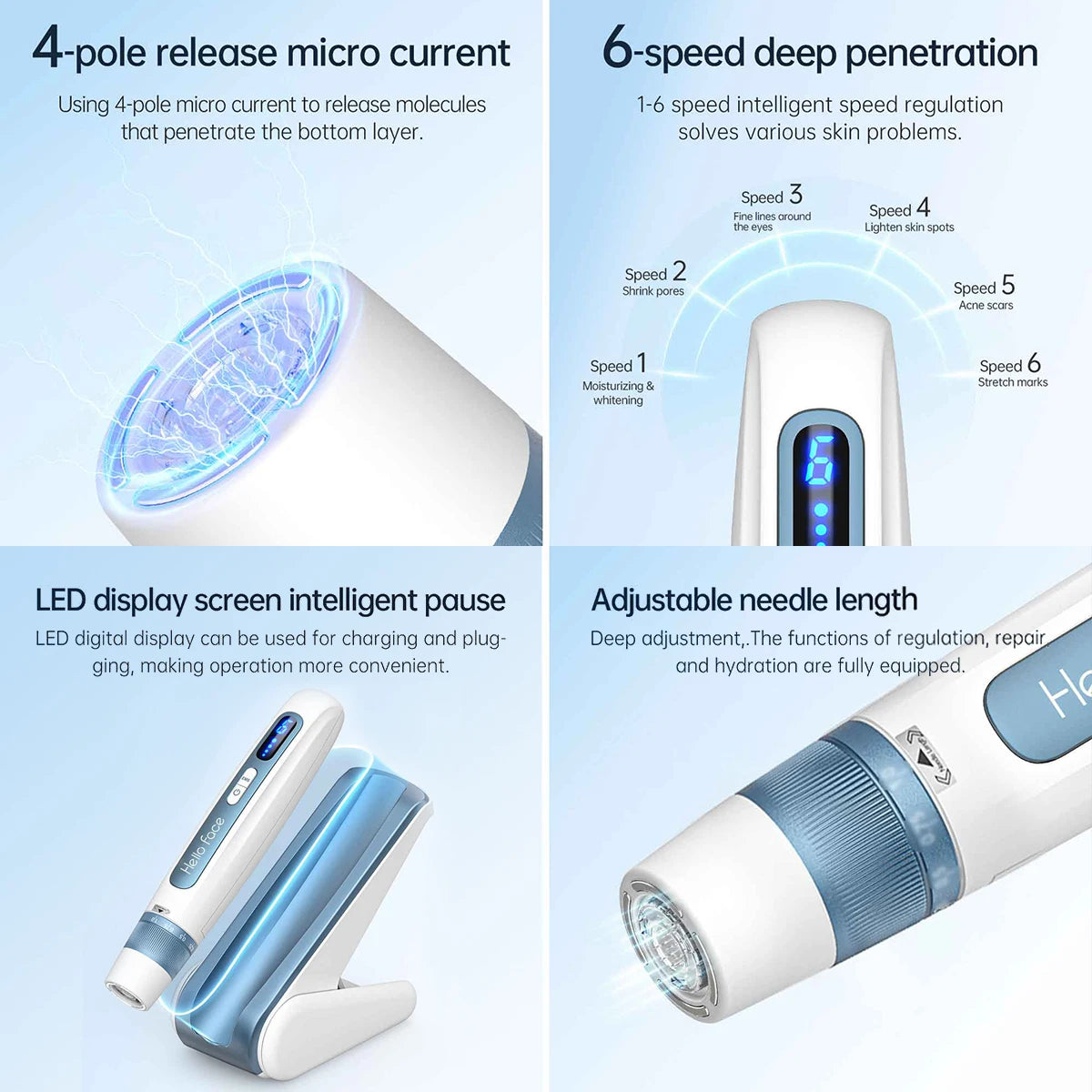 Hello Face H5 Microneedling Derma Pen