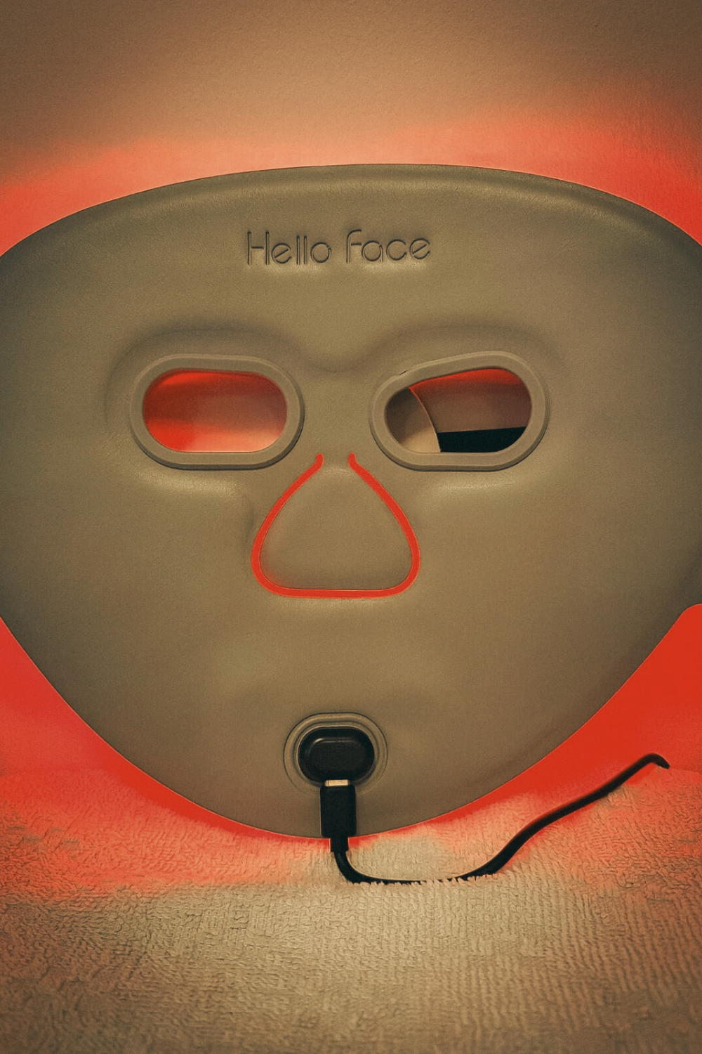 Hello Face LED Light Therapy Mask - 4 Soothing Light Modes for Relaxation and Radiance