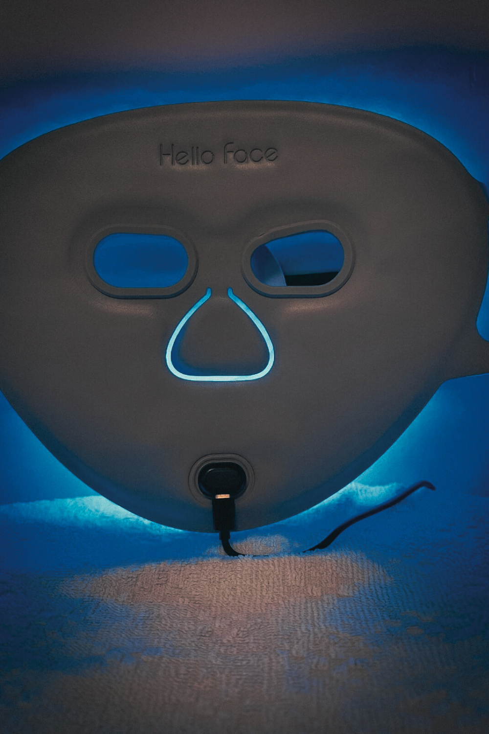 Hello Face LED Light Therapy Mask - 4 Soothing Light Modes for Relaxation and Radiance